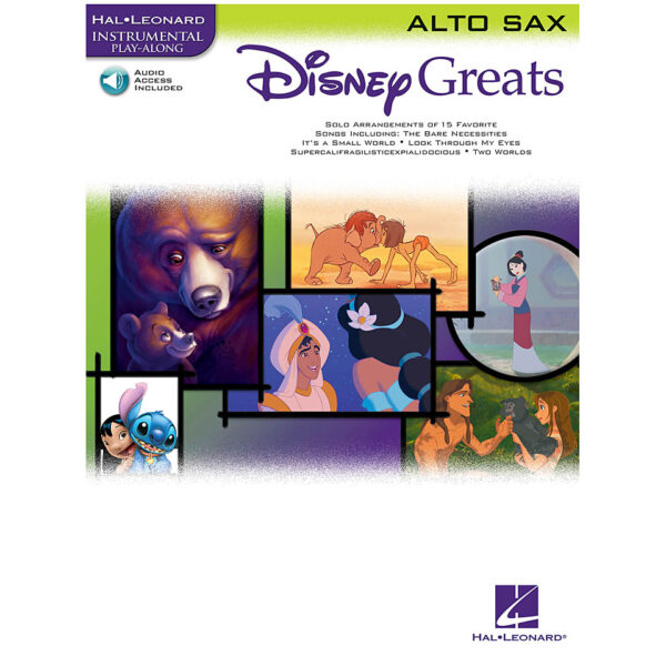 Hal Leonard Disney Greats for Alto Sax Play-Along