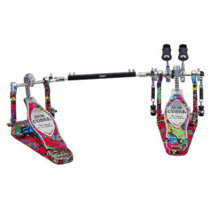 Tama Iron Cobra HP900PWMPR Psychedelic Rainbow Power Glide Double