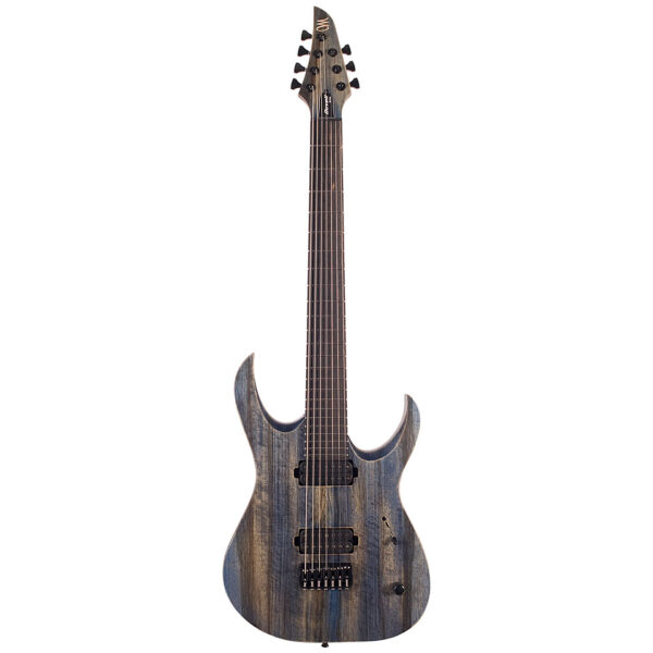 Mayones Duvell Elite 7 Black Limba E-Gitarre