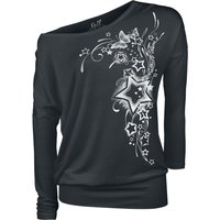 Full Volume by EMP Langarmshirt - Fast And Loose - 3XL bis 5XL - für Damen - Größe 5XL - schwarz