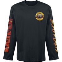 Guns N' Roses Langarmshirt - Locked N' Loaded - S bis XL - für Männer - Größe XL - schwarz  - Lizenziertes Merchandise!