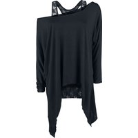 Gothicana by EMP - Gothic Langarmshirt - Busting Loose - S bis 5XL - für Damen - Größe XXL - schwarz