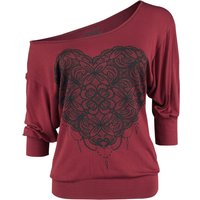 Full Volume by EMP Langarmshirt - So Fast And Loose - XS bis 3XL - für Damen - Größe XXL - bordeaux