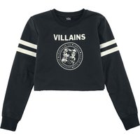 Disney - Disney Sweatshirt - Villains - Kids - Villains United - 140 bis 176 - für Mädchen - Größe 176 - schwarz  - Lizenzierter Fanartikel