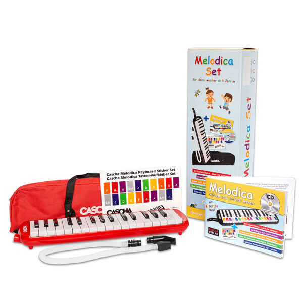 Cascha Melodica HH 2105 DE Set red Melodica