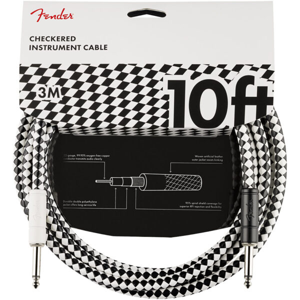 Fender Pro Series 3 m Checker Instrumentenkabel