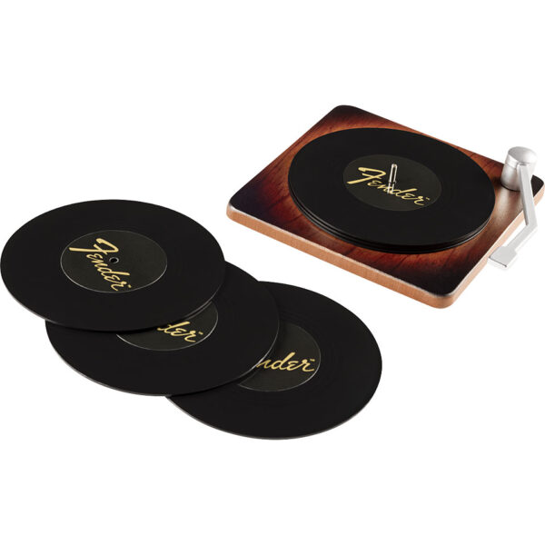 Fender Sunburst Turntable Coaster Set Geschenkartikel