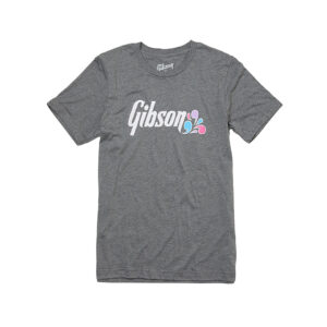 Gibson Floral Logo Grey L T-Shirt