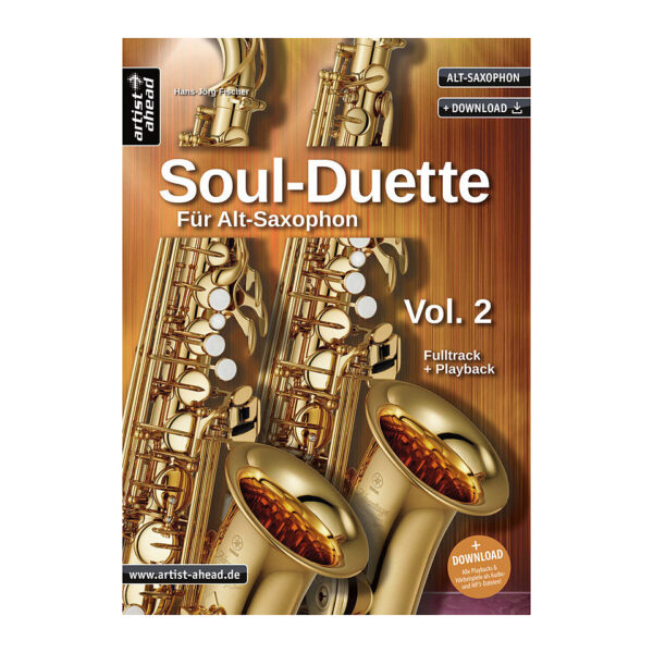 Artist Ahead Soul Duette für Altsaxophon Vol.2 Play-Along