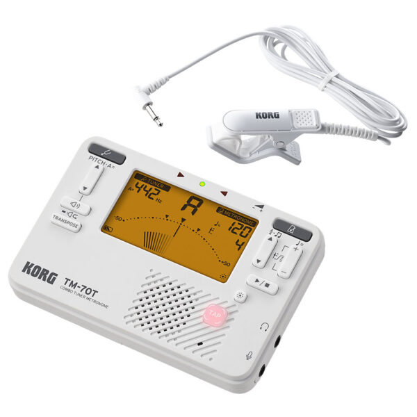 Korg TM-70/CM400 white Tuner/Metronome Stimmgerät