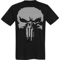 The Punisher Fake Knit Herren T-Shirt schwarz