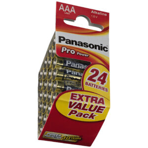 Panasonic LR-03 AAA 24 Pcs. Batterie