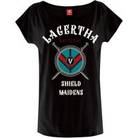 Vikings Lagertha Shield Maidens Damen Loose-Shirt schwarz