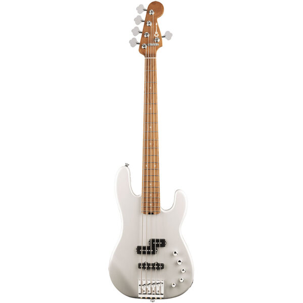 Charvel Pro Mod San Dimas PJ V Platinum Pearl E-Bass