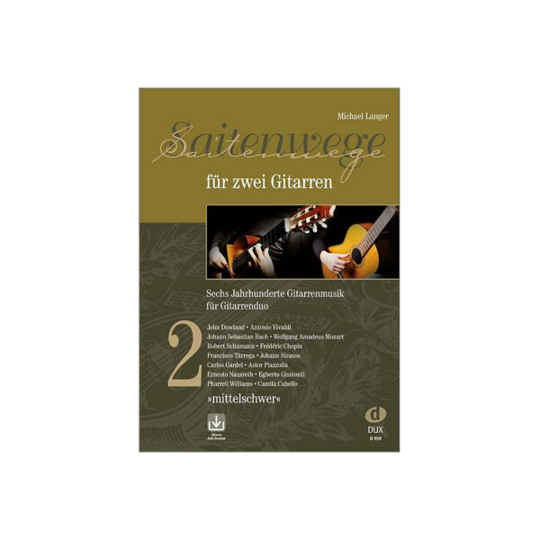 Dux Saitenwege für 2 Gitarren Band 2 Notenbuch