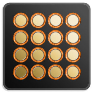 DJ TechTools Midi Fighter Spectra Limited Edition Gold DJ-Controller