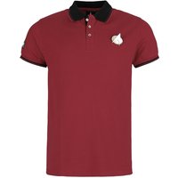 Star Trek Poloshirt - The Next Generation - S bis XXL - für Männer - Größe XXL - rot  - EMP exklusives Merchandise!