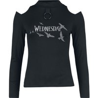 Wednesday - Gothic Langarmshirt - Little Tormenta - S bis XXL - für Damen - Größe XXL - schwarz  - EMP exklusives Merchandise!