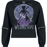 Wednesday - Gothic Sweatshirt - Sharp Edged - S bis XXL - für Damen - Größe XXL - schwarz  - EMP exklusives Merchandise!