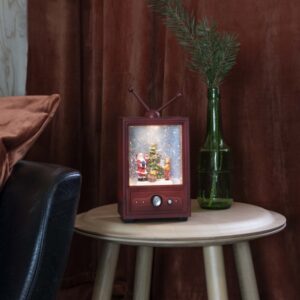 LED Wasserlaterne Fernseher mit Weihnachtsmann - 8 Lieder - 21