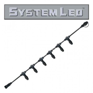 System LED Black | Verteiler | koppelbar | exkl. Trafo | 12-fach | ...