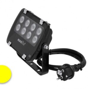 EUROLITE LED IP FL-8 | 30° | 8x1W | IP56 | Lichtfarbe Gelb