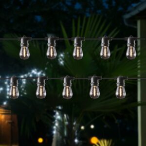 LED Solar Lichterkette CIRCUS - 10x E27 LED - 4 Leuchtfunktionen - ...