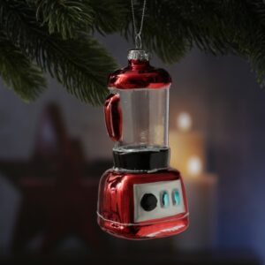 Weihnachtsbaumschmuck Küchenmixer - Glas - Christbaumschmuck - H: 1...