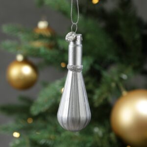 Weihnachtsbaumschmuck Schneebesen - Glas - Christbaumschmuck - H: 1...