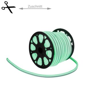 LED Lichtschlauch NEON FLEX 230V Slim - GRÜN - 100cm Zuschnitt - An...