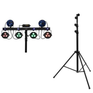 Set LED KLS Laser Bar Next FX-Lichtset + STV-60-WOT EU Stahlstativ ...