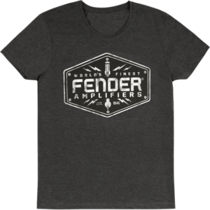 T-Shirt Fender T-Shirt Amplifiers Dark Grey XXL