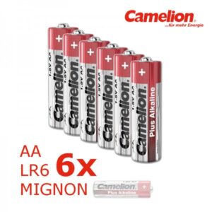 6 x Batterie Mignon AA LR6 1