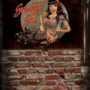 Rumble59 Poster - Garage Gal