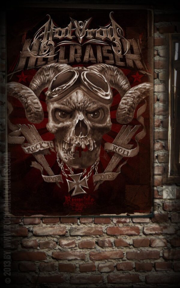 Rumble59 Poster - Hotrod Hellraiser