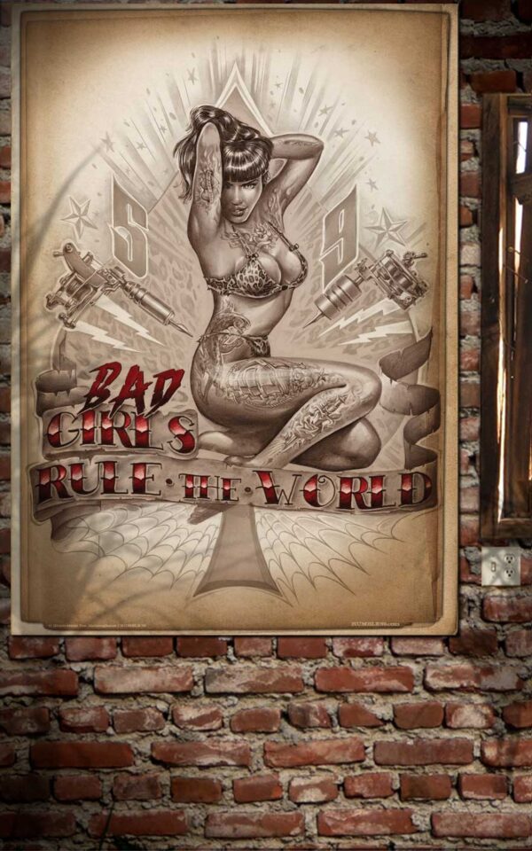 Rumble59 Poster - Bad girls rule the world