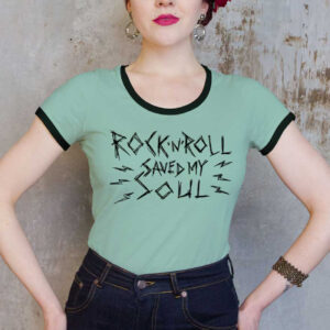 Rumble59 - Ringer Shirt - Rock'n'Roll saved my soul #3XL