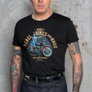 Rumble59 - T-Shirt - Betty's Rebel Bikes #S