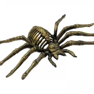 Goldenes Spinnengerippe - 11cm - Halloween Dekoration - Spinne aus ...