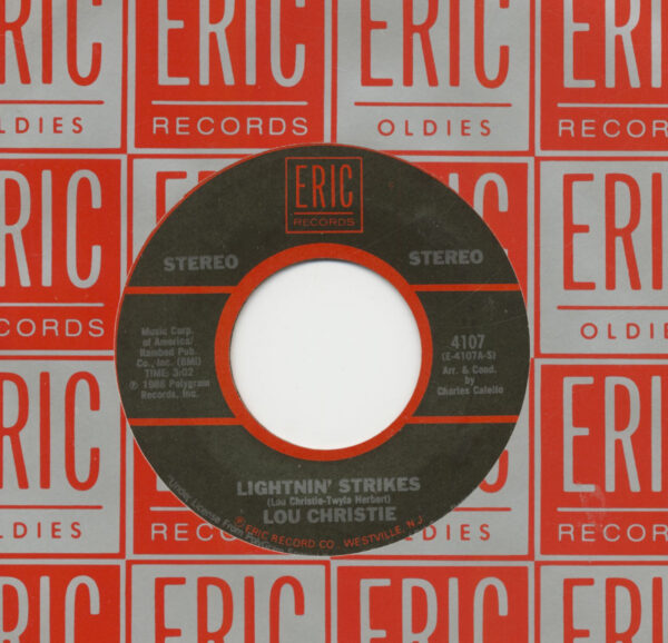 Lou Christie - Lightnin' Strikes - Rhapsody In The Rain (7inch