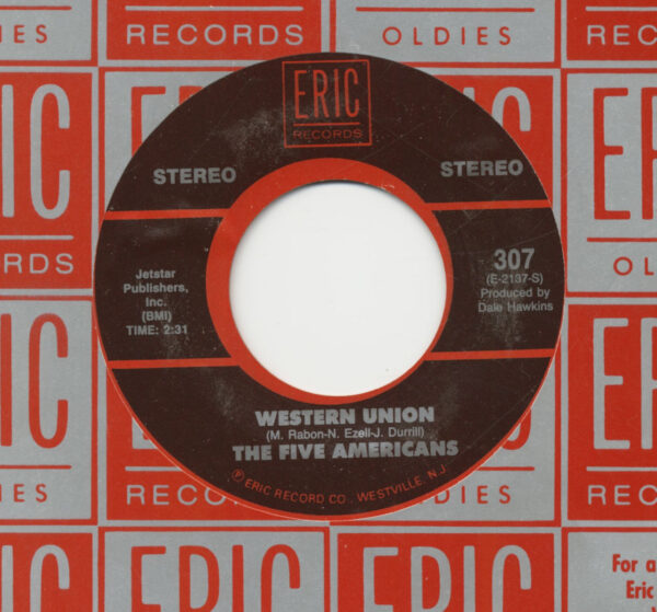 The Five Americans / Jon & Robin And The In Crowd - Western Union - Do It Again A Little Bit Slower (7inch