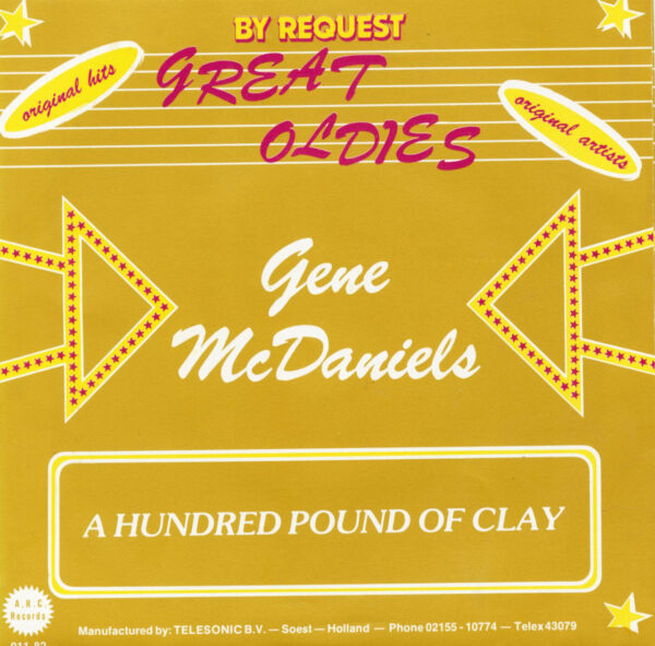 Gene Mcdaniels  / C.O.D.'s - A Hundred Pounds Of Clay - Michael (7inch