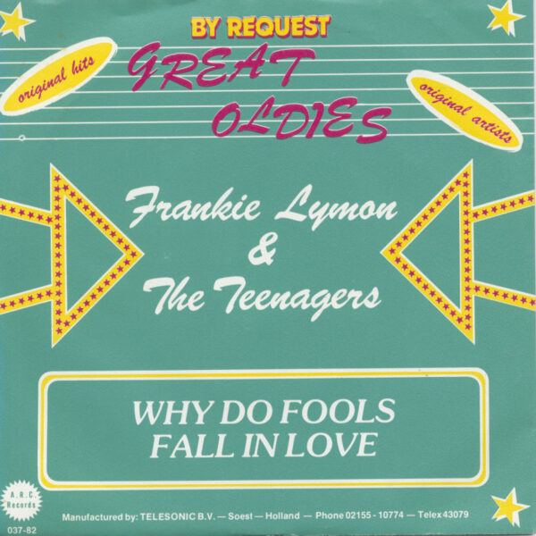 Frankie Lymon & The Teenagers / Lloyd Price - Why Do You Fools Fall In Love - Stagger Lee (7inch