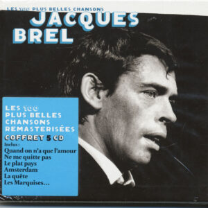 Jacques Brel - Les 100 Plus Belles Chansons (5-CD-Box-Set)