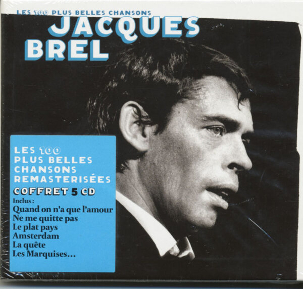 Jacques Brel - Les 100 Plus Belles Chansons (5-CD-Box-Set)