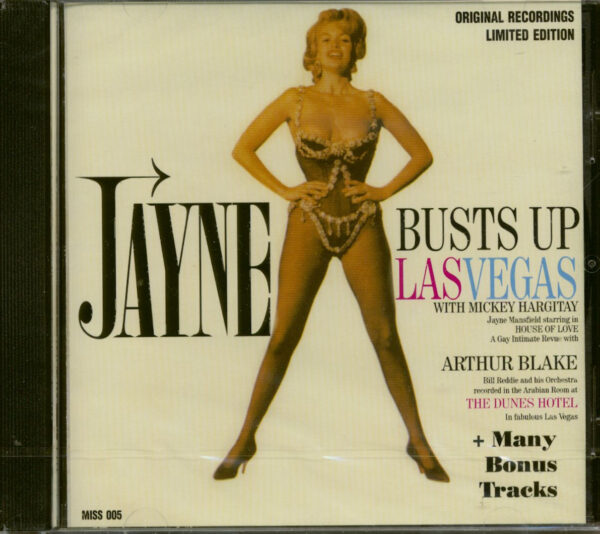 Jayne Mansfield - Jayne Mansfield Busts Up Las Vegas (CD)