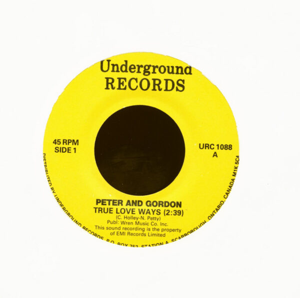 Peter And Gordon - True Love Ways - Knight In Rusty Armour (7inch