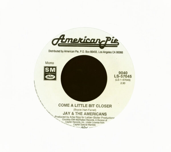 Jay & The Americans / Smiley Lewis - Come A Little Bit Closer - I Hear You Knockin' (7inch