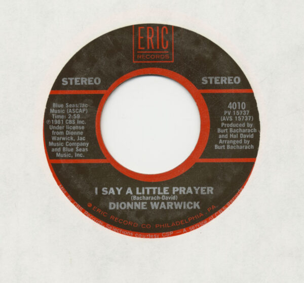 Dionne Warwick - I Say A Little Prayer - (Theme From) Valley Of The Dolls (7inch