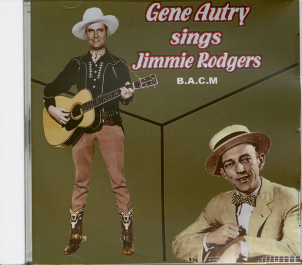 Gene Autry - Sings Jimmie Rodgers (CD-R)